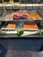 Grill Theke Mit Adana Spießen Köfte Und Steaks