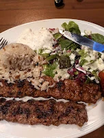 Urfa Kebab Mit Reis Und Salat